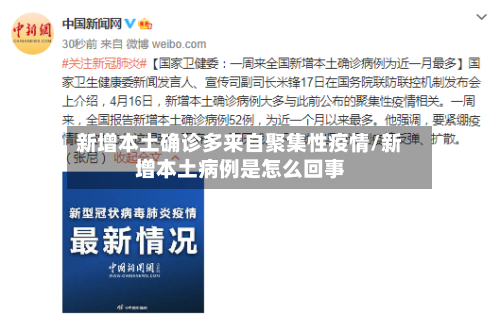 新增本土确诊多来自聚集性疫情/新增本土病例是怎么回事-第2张图片