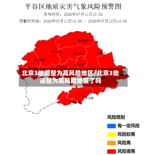 北京3地调整为高风险地区/北京3地调整为高风险地区了吗