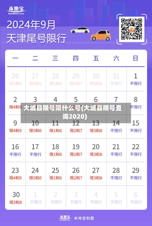 大城县限号限什么号(大城县限号查询2020)-第2张图片