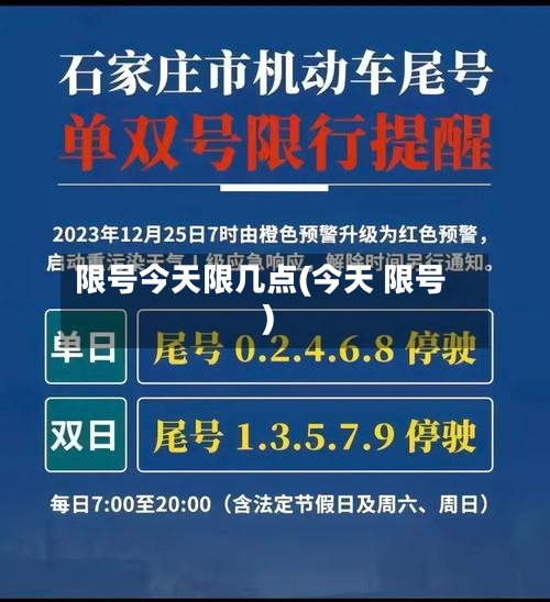 限号今天限几点(今天 限号)