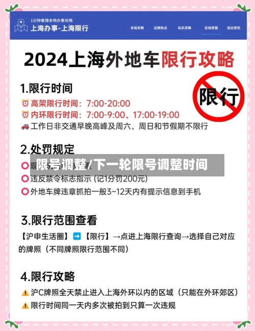 限号调整/下一轮限号调整时间