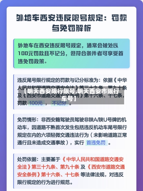 【明天西安限行限号,明天西安市限行车号】-第2张图片