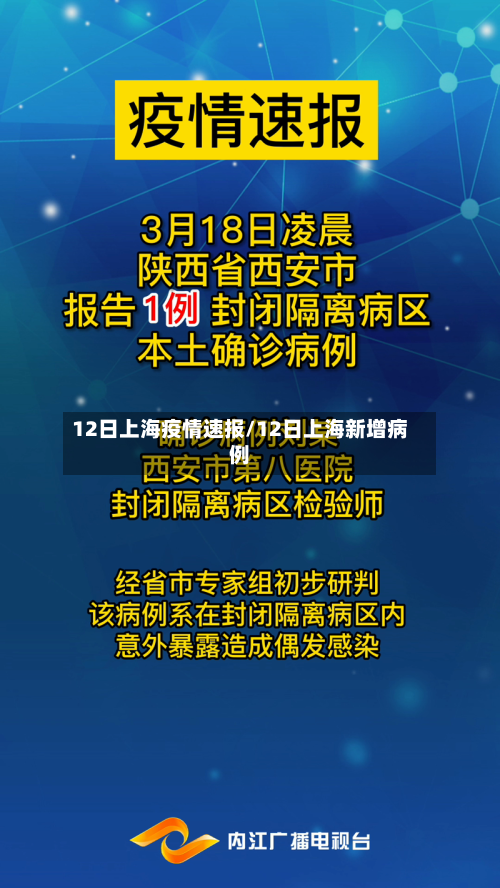 12日上海疫情速报/12日上海新增病例