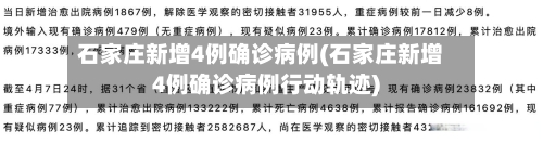 石家庄新增4例确诊病例(石家庄新增4例确诊病例行动轨迹)-第2张图片