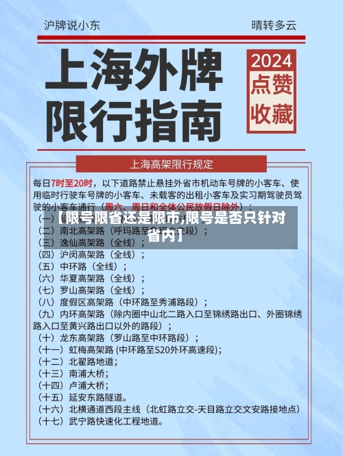 【限号限省还是限市,限号是否只针对省内】
