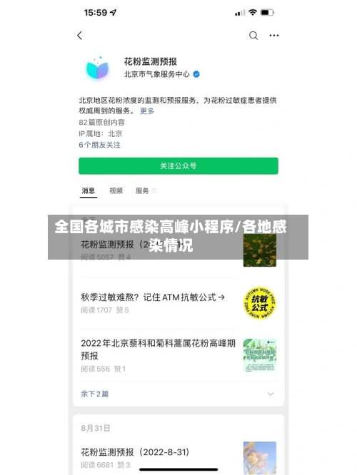全国各城市感染高峰小程序/各地感染情况