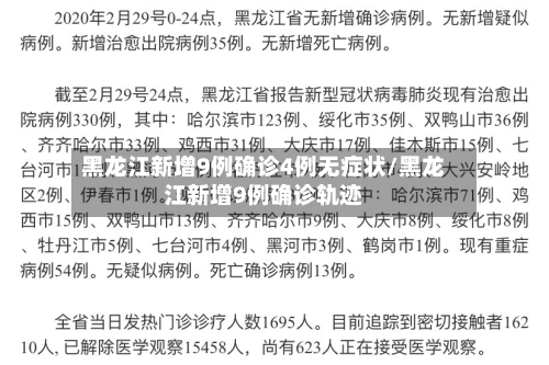 黑龙江新增9例确诊4例无症状/黑龙江新增9例确诊轨迹-第2张图片