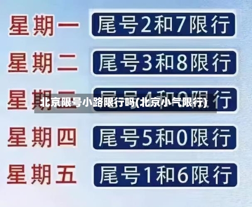 北京限号小路限行吗(北京小气限行)-第2张图片