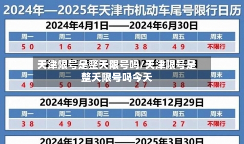 天津限号是整天限号吗/天津限号是整天限号吗今天
