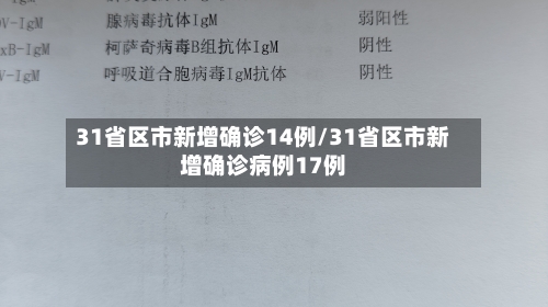 31省区市新增确诊14例/31省区市新增确诊病例17例