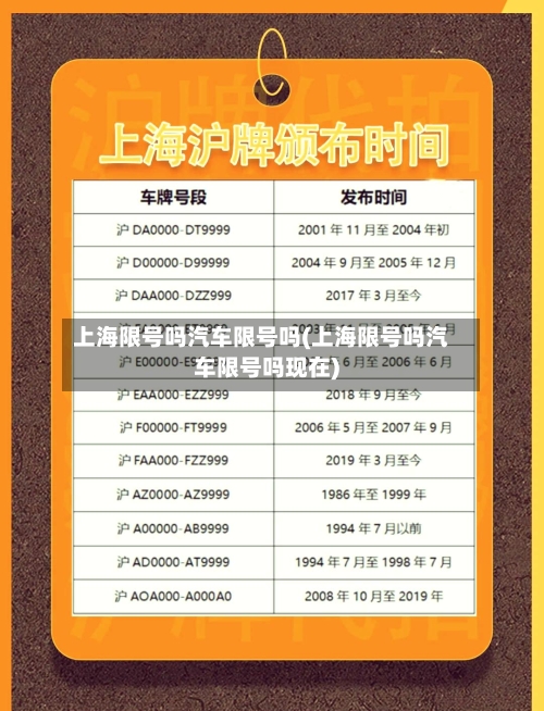 上海限号吗汽车限号吗(上海限号吗汽车限号吗现在)