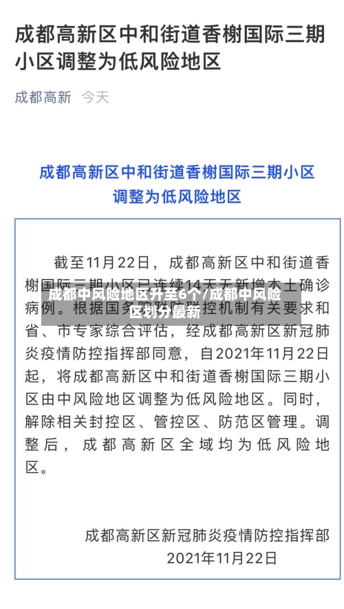 成都中风险地区升至6个/成都中风险区划分最新-第2张图片