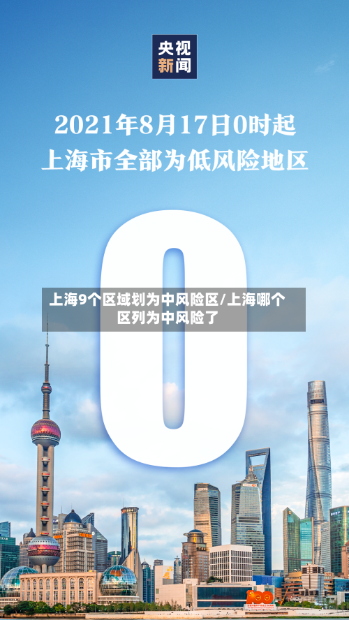 上海9个区域划为中风险区/上海哪个区列为中风险了
