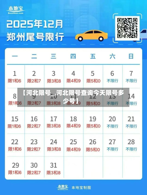 【河北限号_,河北限号查询今天限号多少号】-第3张图片