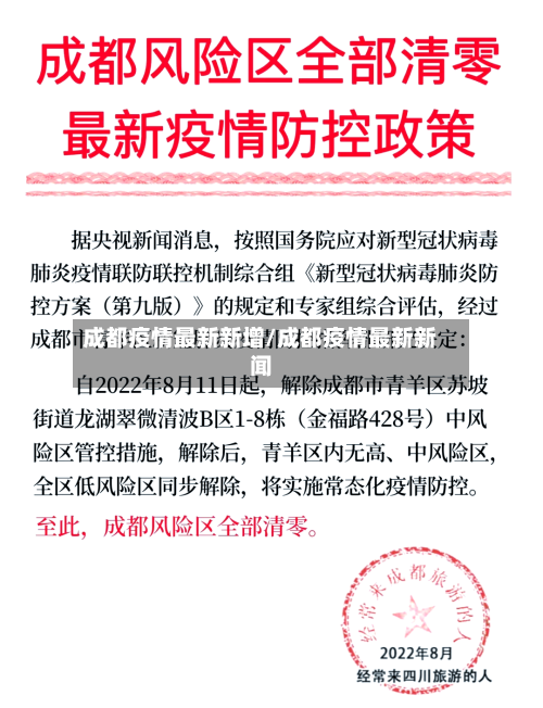 成都疫情最新新增/成都疫情最新新闻