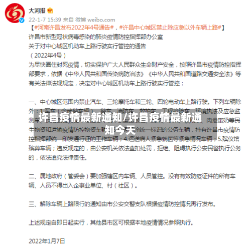 许昌疫情最新通知/许昌疫情最新通知今天-第2张图片