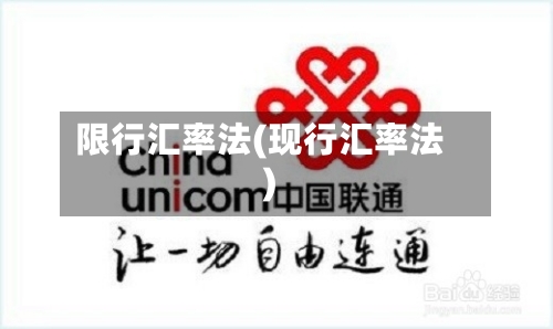 限行汇率法(现行汇率法)