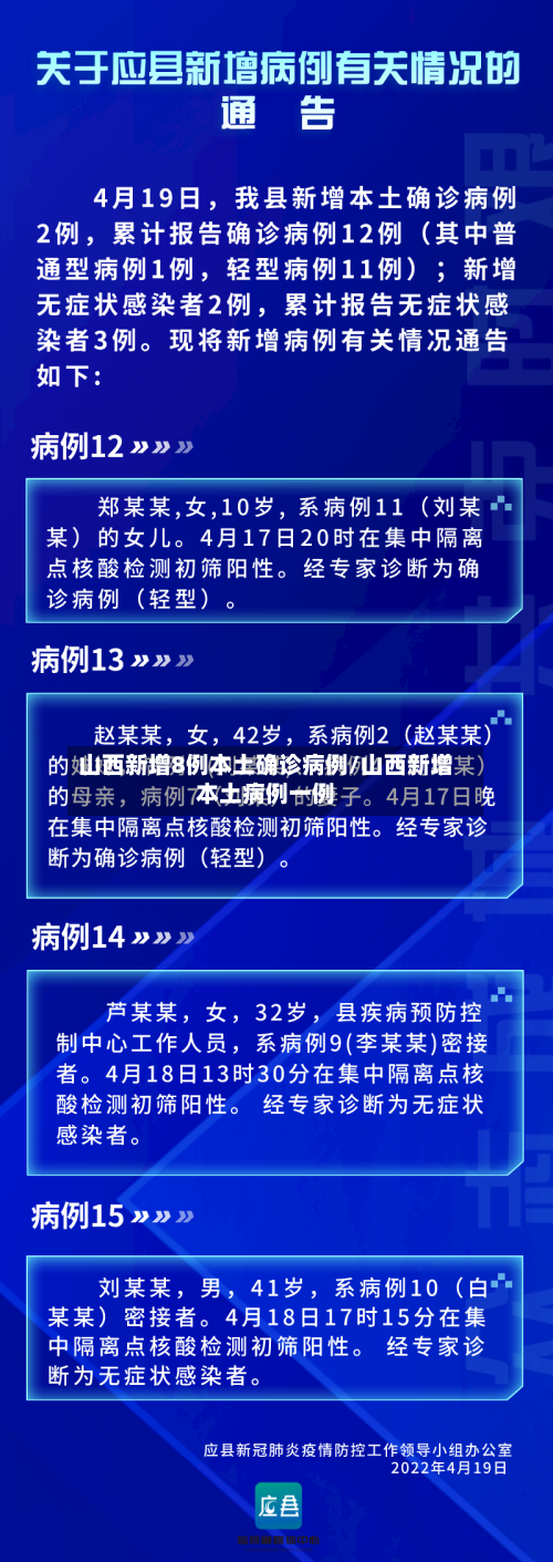 山西新增8例本土确诊病例/山西新增本土病例一例