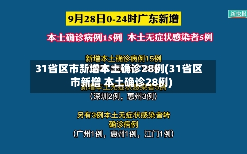 31省区市新增本土确诊28例(31省区市新增 本土确诊28例)-第2张图片