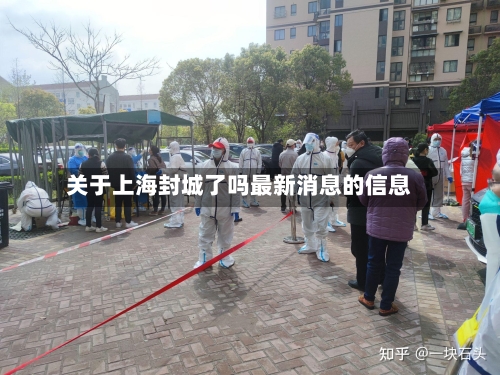 关于上海封城了吗最新消息的信息-第2张图片