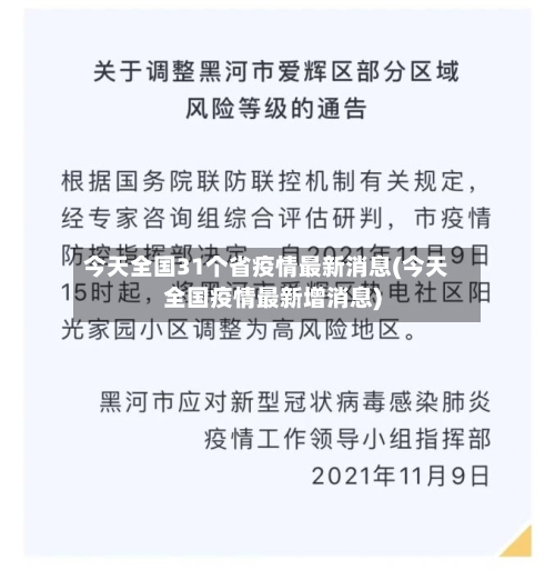 今天全国31个省疫情最新消息(今天全国疫情最新增消息)
