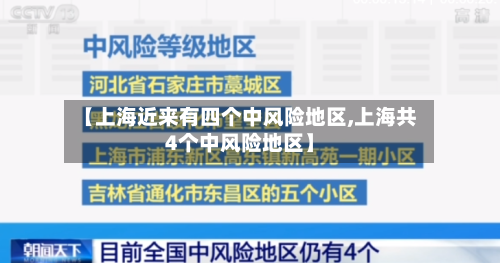 【上海近来有四个中风险地区,上海共4个中风险地区】-第2张图片