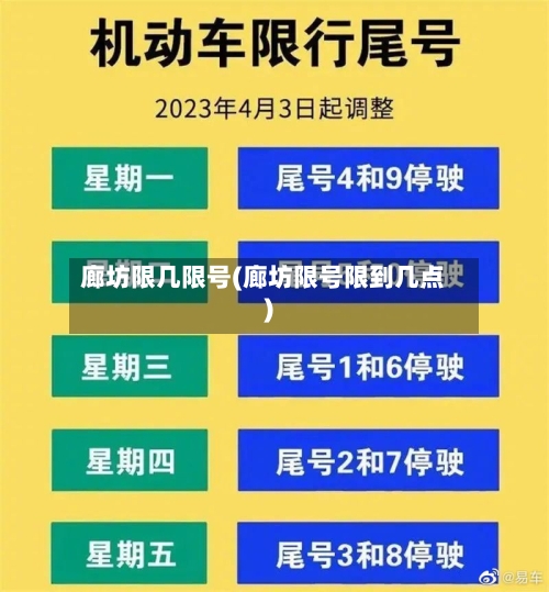 廊坊限几限号(廊坊限号限到几点)-第3张图片