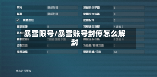 暴雪限号/暴雪账号封停怎么解封