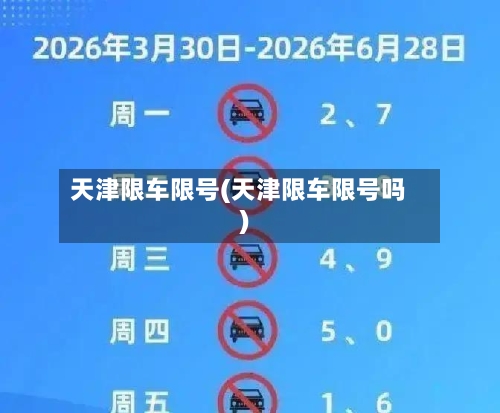 天津限车限号(天津限车限号吗)