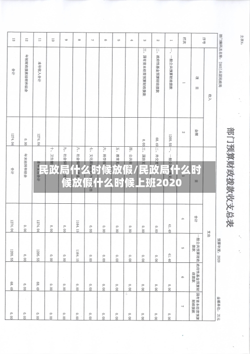 民政局什么时候放假/民政局什么时候放假什么时候上班2020