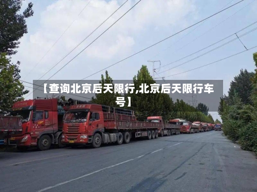 【查询北京后天限行,北京后天限行车号】-第2张图片