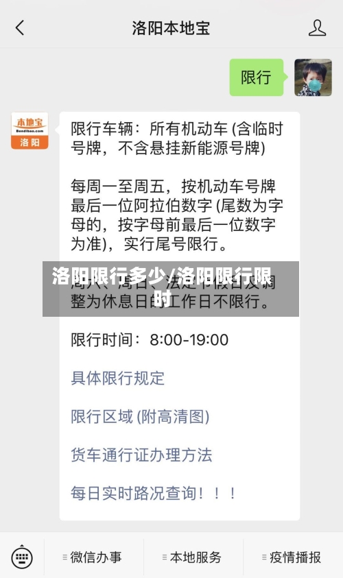 洛阳限行多少/洛阳限行限时