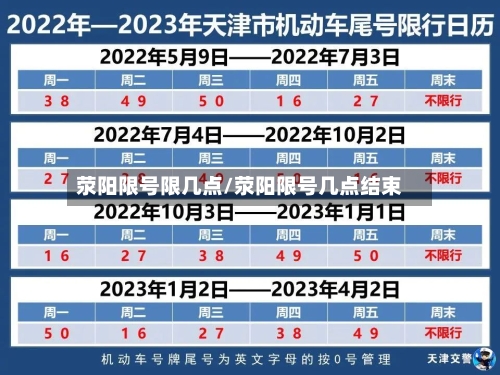 荥阳限号限几点/荥阳限号几点结束-第2张图片