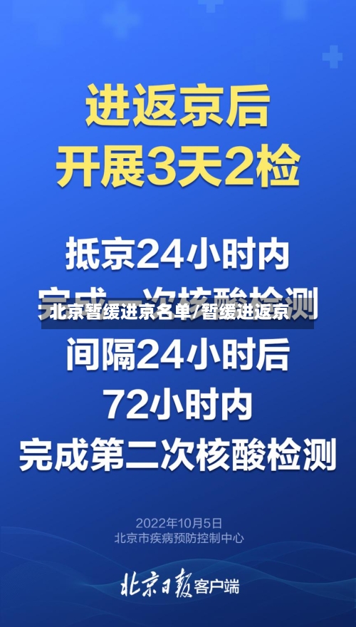 北京暂缓进京名单/暂缓进返京-第2张图片