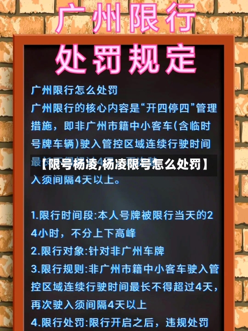 【限号杨凌,杨凌限号怎么处罚】