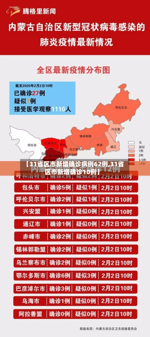 【31省区市新增确诊病例62例,31省区市新增确诊10例】-第2张图片
