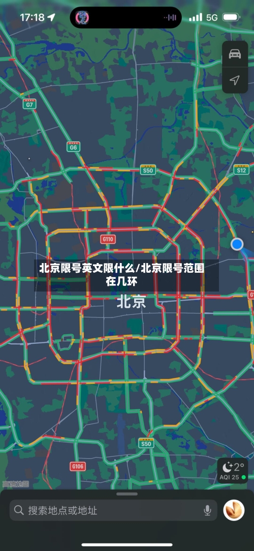北京限号英文限什么/北京限号范围在几环-第2张图片