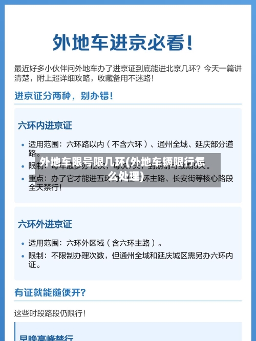 外地车限号限几环(外地车辆限行怎么处理)-第3张图片