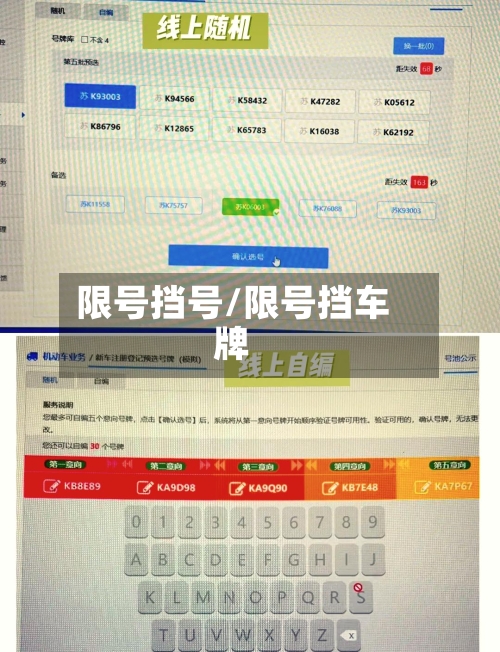 限号挡号/限号挡车牌-第3张图片