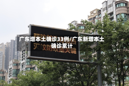 广东增本土确诊33例/广东新增本土确诊累计