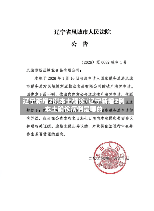 辽宁新增2例本土确诊/辽宁新增2例本土确诊病例是哪的-第3张图片