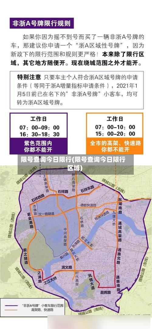 限号查询今日限行(限号查询今日限行区域)-第2张图片
