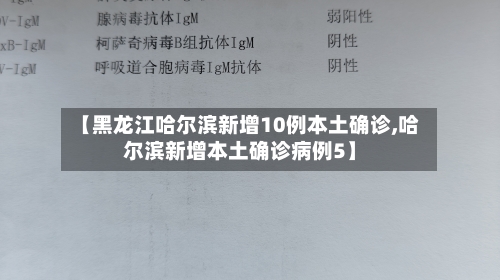 【黑龙江哈尔滨新增10例本土确诊,哈尔滨新增本土确诊病例5】-第3张图片