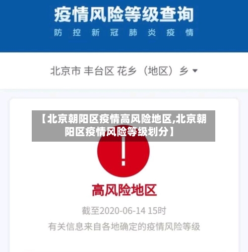 【北京朝阳区疫情高风险地区,北京朝阳区疫情风险等级划分】-第3张图片