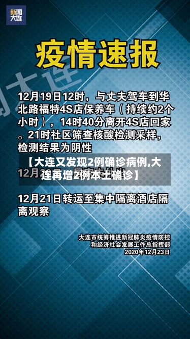 【大连又发现2例确诊病例,大连再增2例本土确诊】