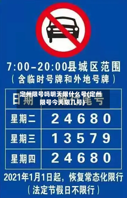 定州限号吗明天限什么号(定州限号今天限几号)-第3张图片