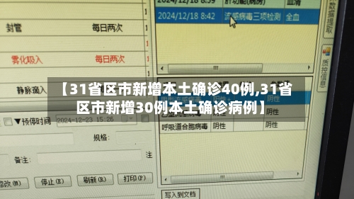 【31省区市新增本土确诊40例,31省区市新增30例本土确诊病例】-第3张图片