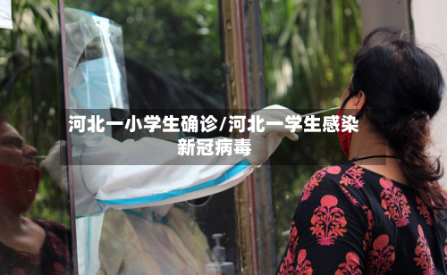 河北一小学生确诊/河北一学生感染新冠病毒