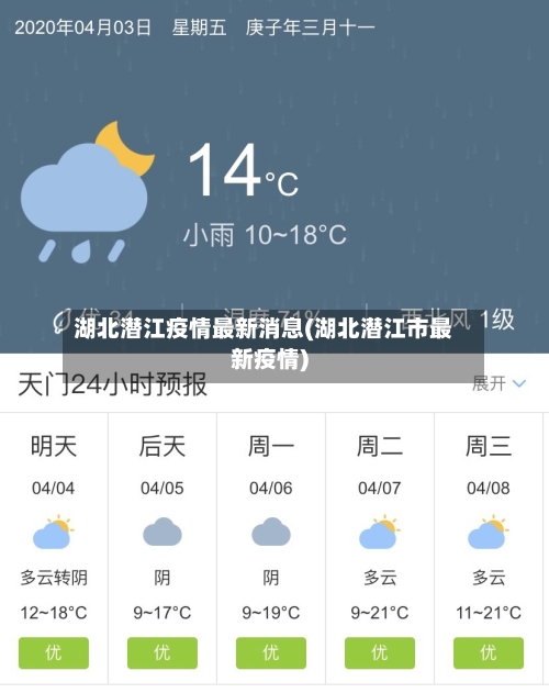 湖北潜江疫情最新消息(湖北潜江市最新疫情)