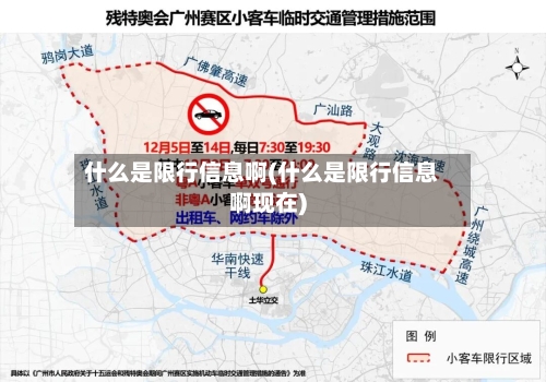 什么是限行信息啊(什么是限行信息啊现在)
